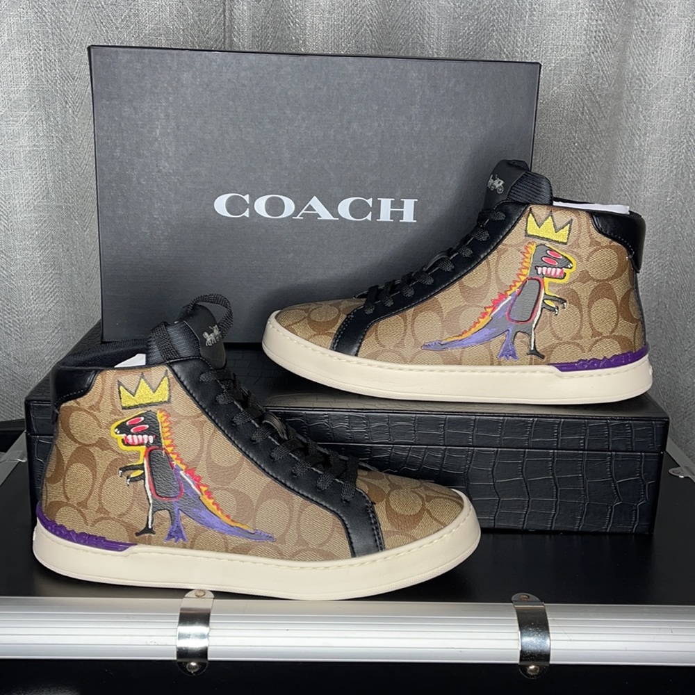 Coach X Jean-Michel Basquiat Clip High Top Sneaker